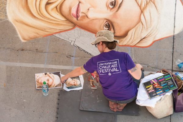 2015 Utah Foster Care Chalk Art Festival