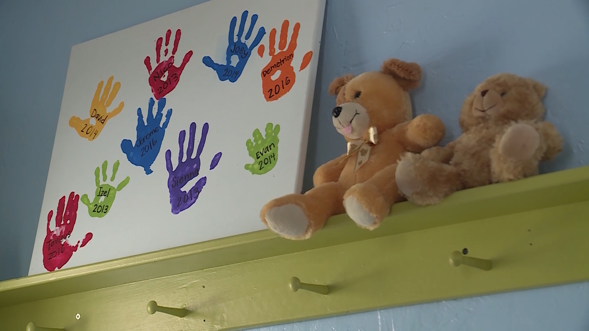 A photo still of a child's bedroom, taken from a video story from KSL.
