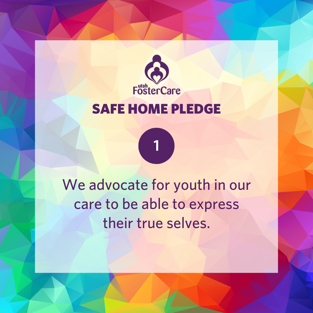 Safe Home Pledge - Utah Foster Care - 1