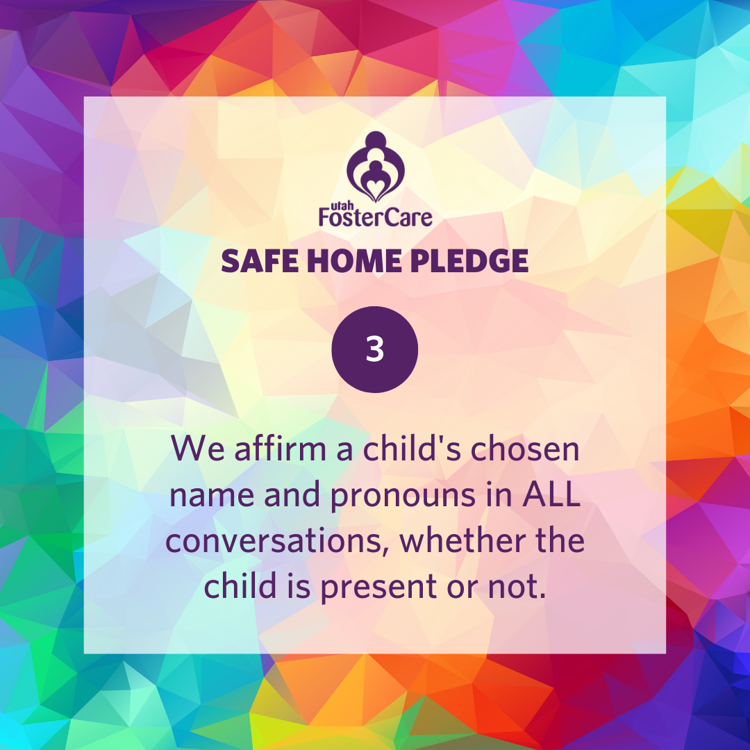 Safe Home Pledge - Utah Foster Care - 3