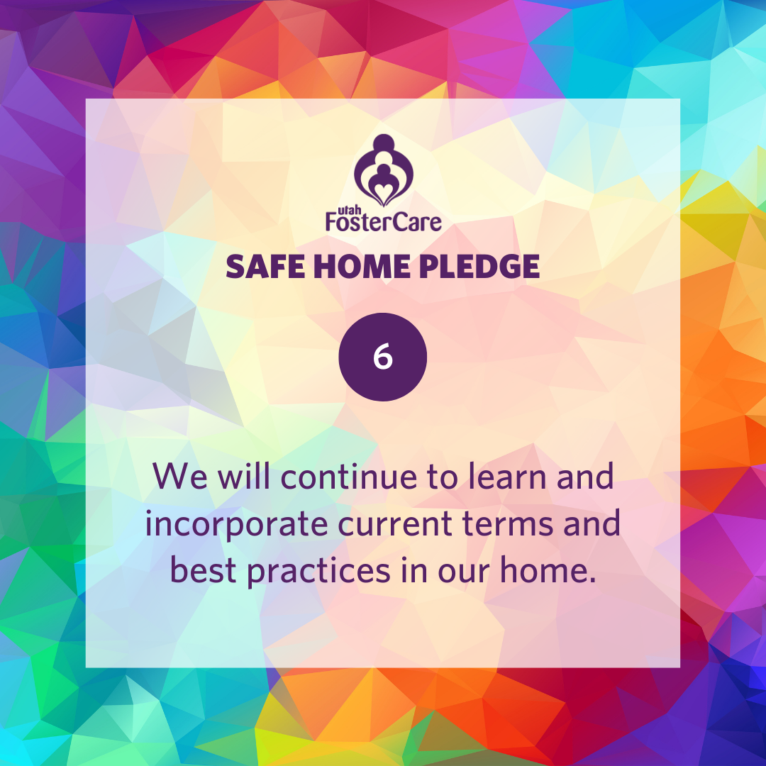 Safe Home Pledge - Utah Foster Care - 6