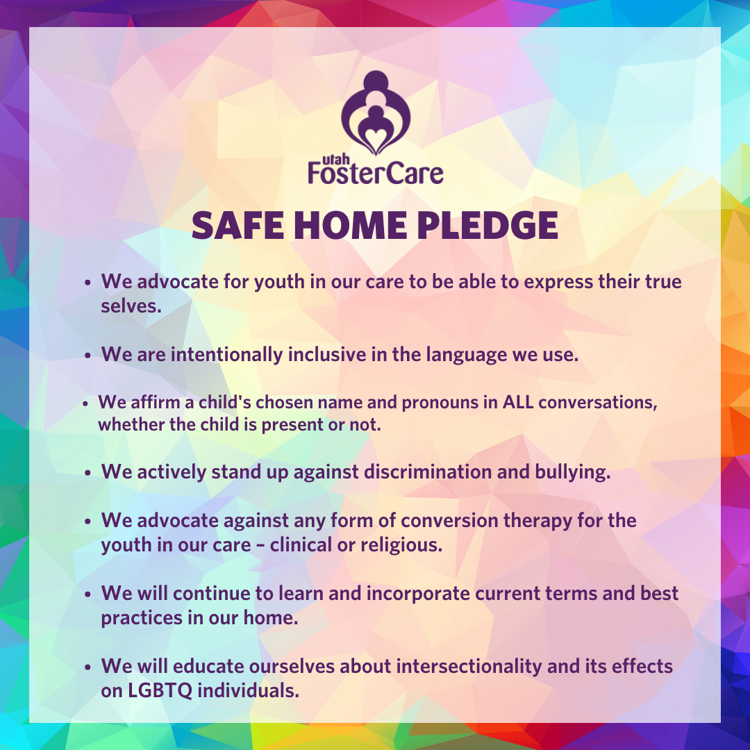 Safe Home Pledge - Utah Foster Care