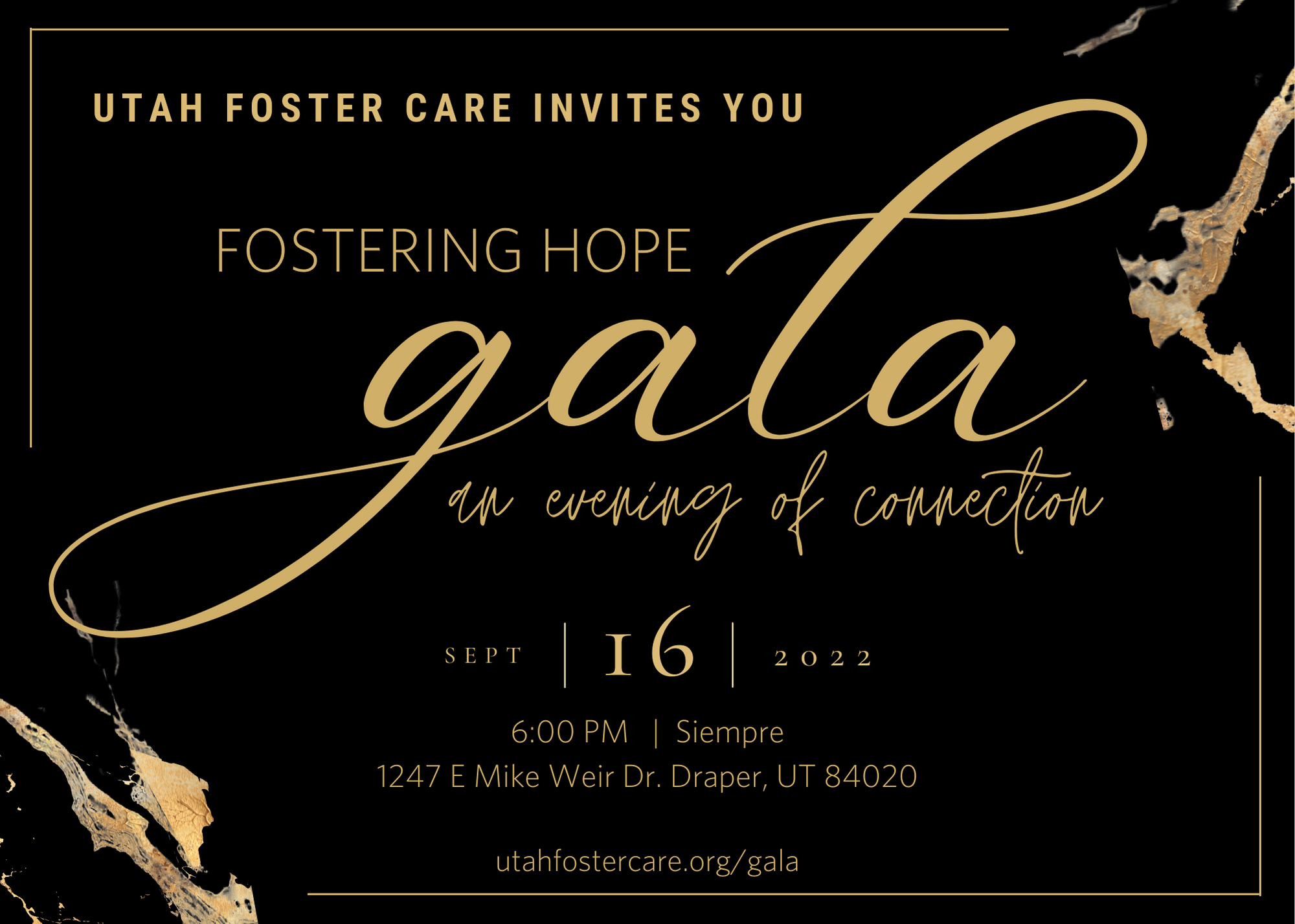 Fostering Hope Gala - An Evening of Connection - Utah Foster Care